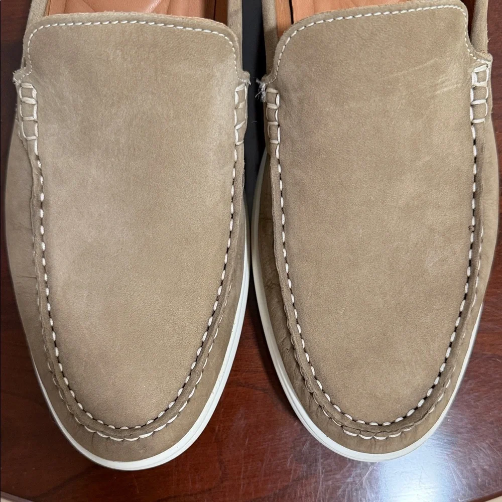 Johnston & Murphy Tan Slip-On Loafers